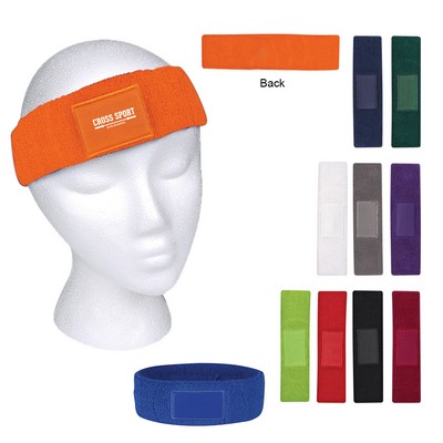 Sweatband With Patch