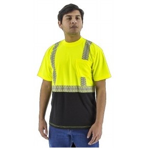 Majestic® Hi Vis Short Sleeved Shirt