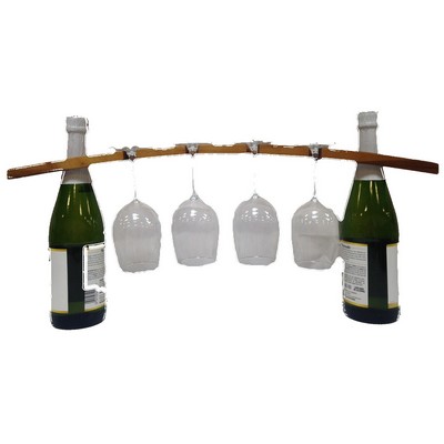 Acacia Floating Wine Glass Holder