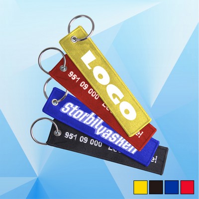 5 1/8'' x 1 3/16'' Embroidered Key Holder