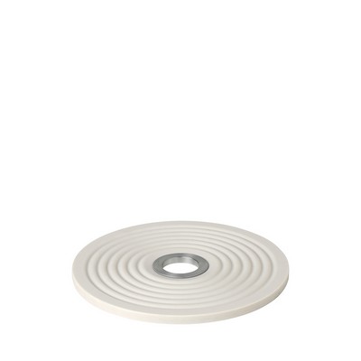 Blomus Oolong Moonbeam Cream White Round Silicone Trivet