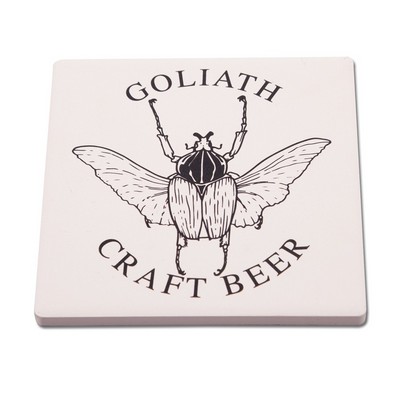 Square Ceramic Coaster (1 Color Imprint)