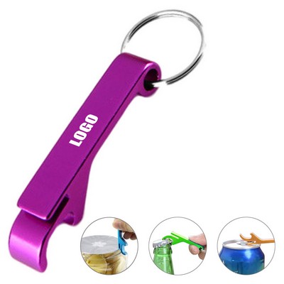 Aluminum Bottle Opener Keychain