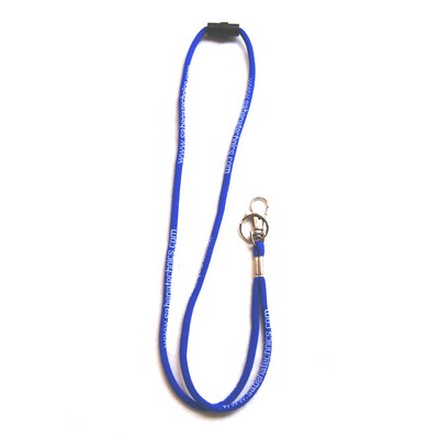 Round Nylon Lanyard w/Lobster Claw Clip