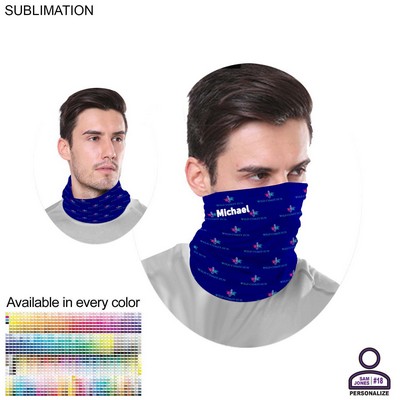 Personalized Sublimated Multifunction Tubular Neck Gaiter (In stock, Fast production)