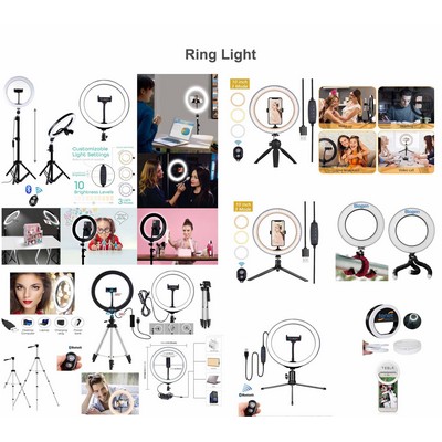 Kidder Home Streaming Studio with Ring Light & Tripod