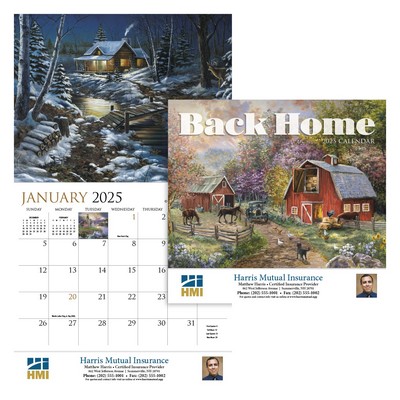 Back Home Appointment Calendar - Stapled