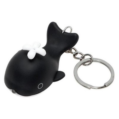 Whale LED Sound Keychain