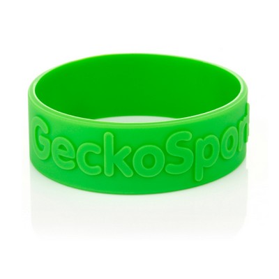 0.98'' H Silicone Bracelet