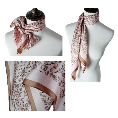 Satin Chiffon Scarf