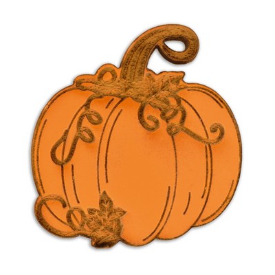 Wood Pumpkin Vine Pin