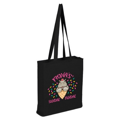 Lightweight Economical Tote Bag - Full Color Transfer (15" x 16" x 3")