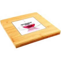 Bamboo Trivet w/Recessed Area for 4¼" Tiles