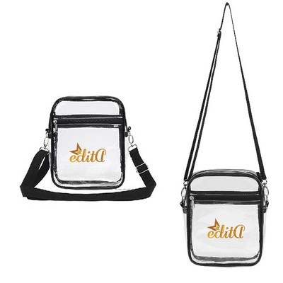 Clear Pvc Waterproof Shoulder Bag