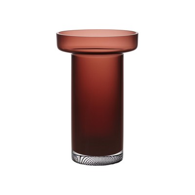 Limelight Tall Burgundy Vase