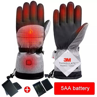 Waterproof Heated Electric Winter Gloves