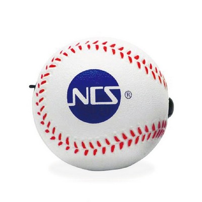 PU Baseball Shape Yoyo Stress Reliever Ball