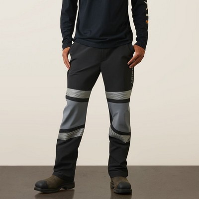 Rebar® DuraStretch™ Pull-On Straight Leg Black Pants