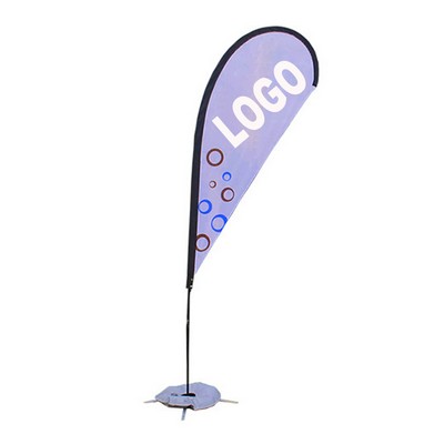 14.5 Ft Double Sided Printed Teardrop Flag