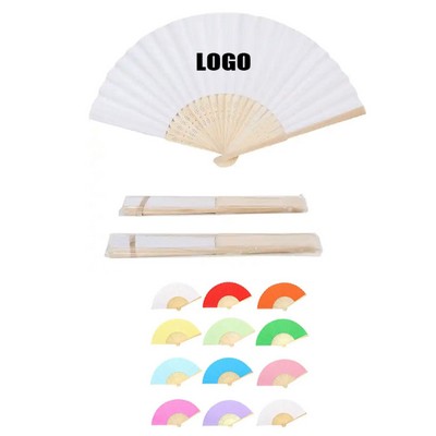 Folding Paper Hand Fan/ Wedding Invitation Fan