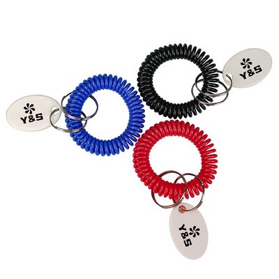 Bracelet Coil Keychain