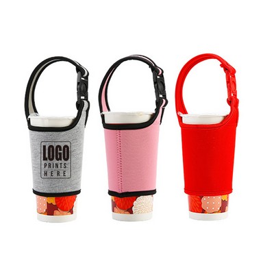 Neoprene Cup Carrier With Handle