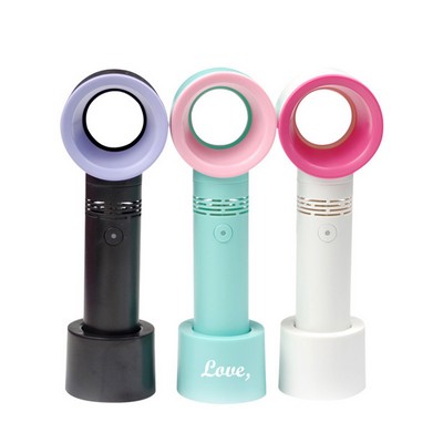 Rechargeable Eyelash Fan Dryer Bladeless Handheld Fan