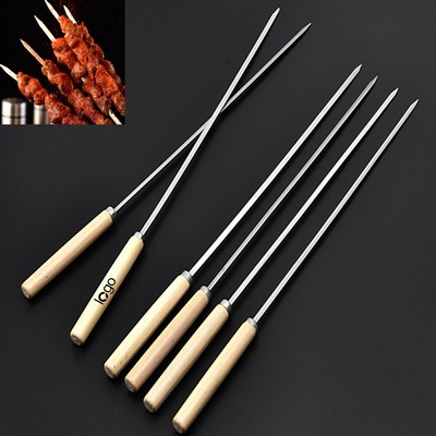 Wooden Handle Barbecue Stick