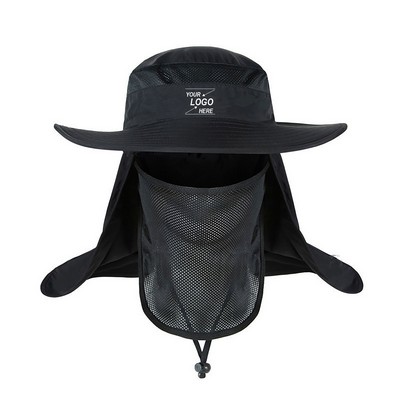 UV Protection Quick-Dry Fishing Hat with Removable Mask