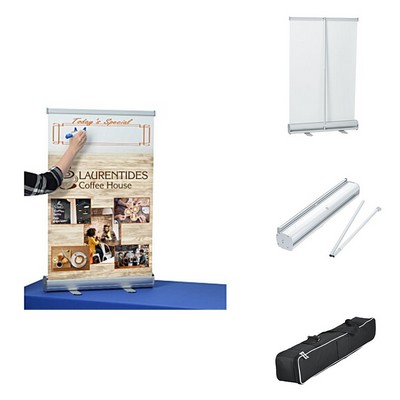 Economy Tabletop Retractable Banner Display