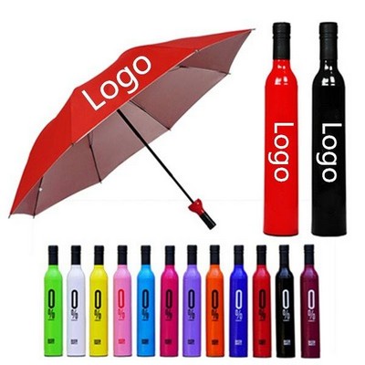 Wine Bottle Umbrella