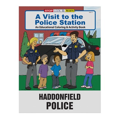 A Visit to the Police Station Coloring Book