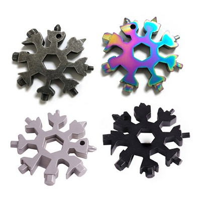 18-in-1 Alloy Snowflakes Multi-Tool