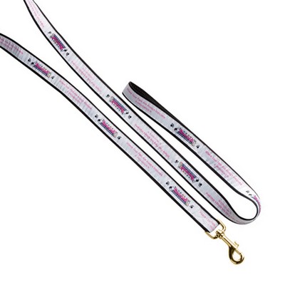 3/4" X 72" Woven Pet Leash w/ Gold Colored Hardware - "Elite" Weave