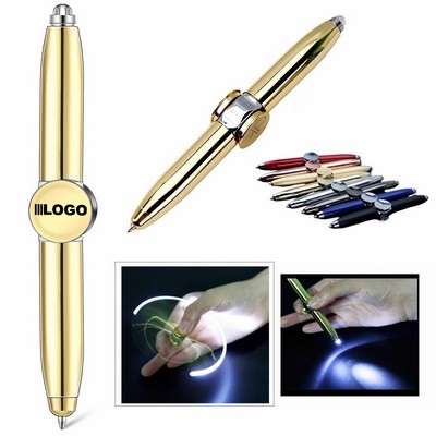 Fidget Spinning Pen With Led Light