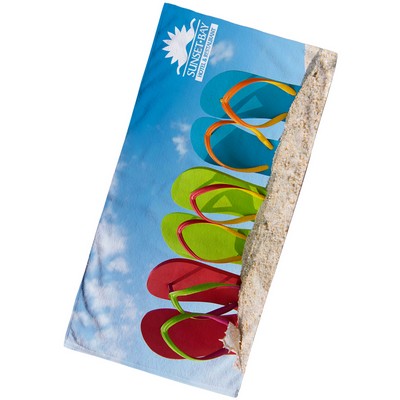 60" x 30" Dye Sublimated Standard Beach Towel