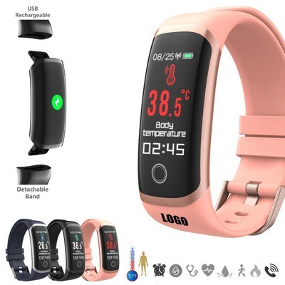 Thermometer Tracker Smart Watch Fitness Bracelet