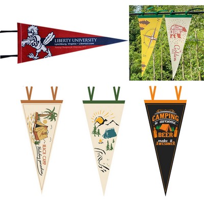 18" x 8" Felt Pennant Triangle Flag