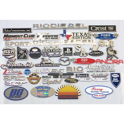 Plastic Automotive Name Plate