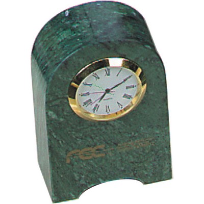 Green Marble Desk Accessories (Clock)