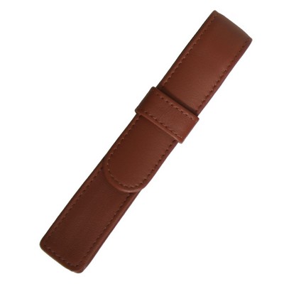 Leather Single Pen Case (5 1/4"x1"x1/2")