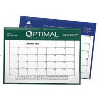 Small Desk/Wall Calendar w/ Vinyl Cover