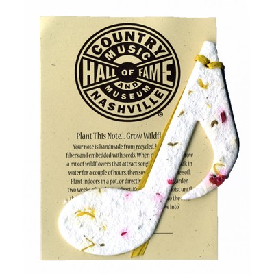 Seed Paper Music Note Gift Set w/Embedded Wildflower Seed