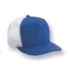 6 Panel Cotton Twill Front Mesh Back Cap W/ Rounded Bill