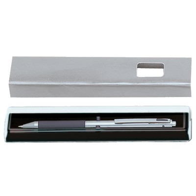 Transparent Plastic Pen Case w/Cardboard Sleeve