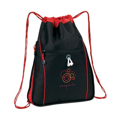 Expandable Drawstring Duffle Bag