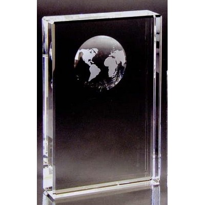 Rectangular Prism World Award (1 3/16"x4"x6")