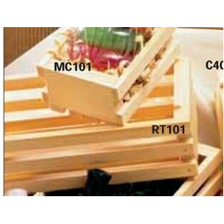 Wooden Slatted Gift Crate (9"x4 1/2"x3 1/2")