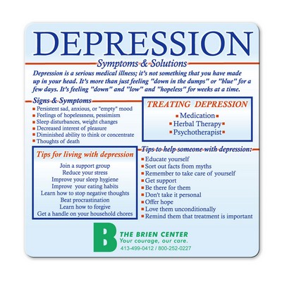 Health & Safety Laminated Depression Magnet