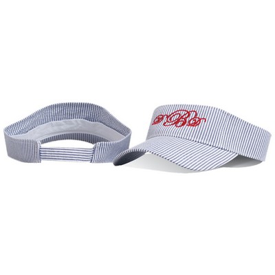 Lightweight Cotton Seersucker Visor